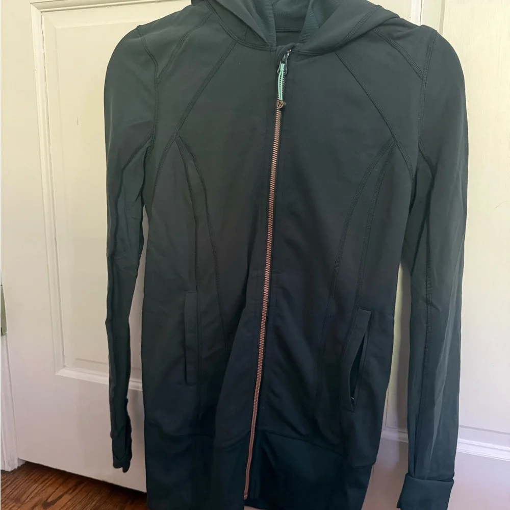 Lululemon hooded define jacket size 6 dark green - Picture 3 of 5